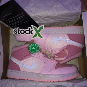 Women’s Digital Pink Mid Nike Air Jordan 1s